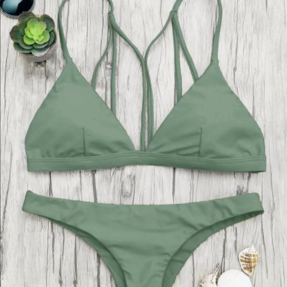Zaful Green bikini